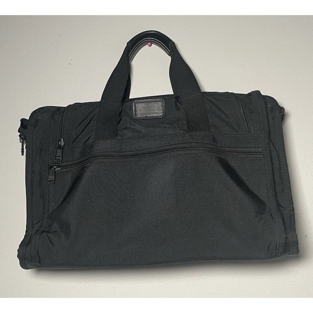 Tumi Men's Black Briefcase Messenger Bag